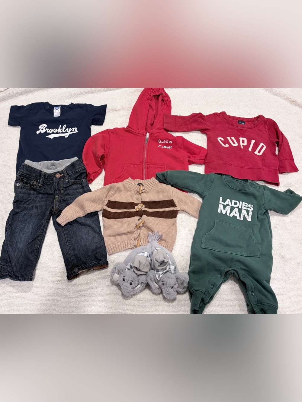 Baby Boy 6–12 Month Clothing Lot Gap Carter’s Brooklyn Jeans Sweaters